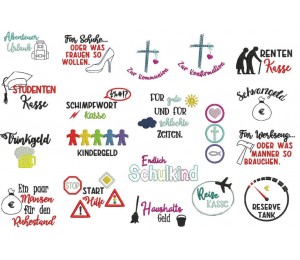 Stickserie - Spardosenmotive Vol. 3